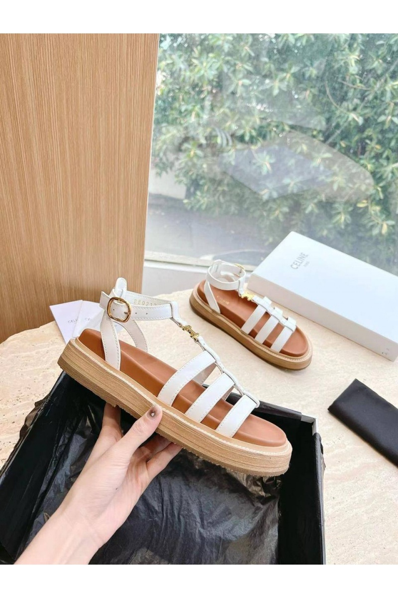 Celine Женские сандалии Premium - White