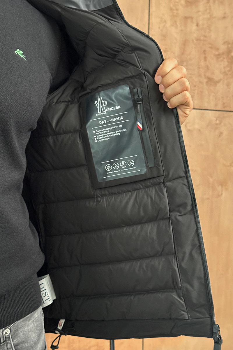 Moncler Пуховик Grenoble Fussen Ski - Black / Grey 