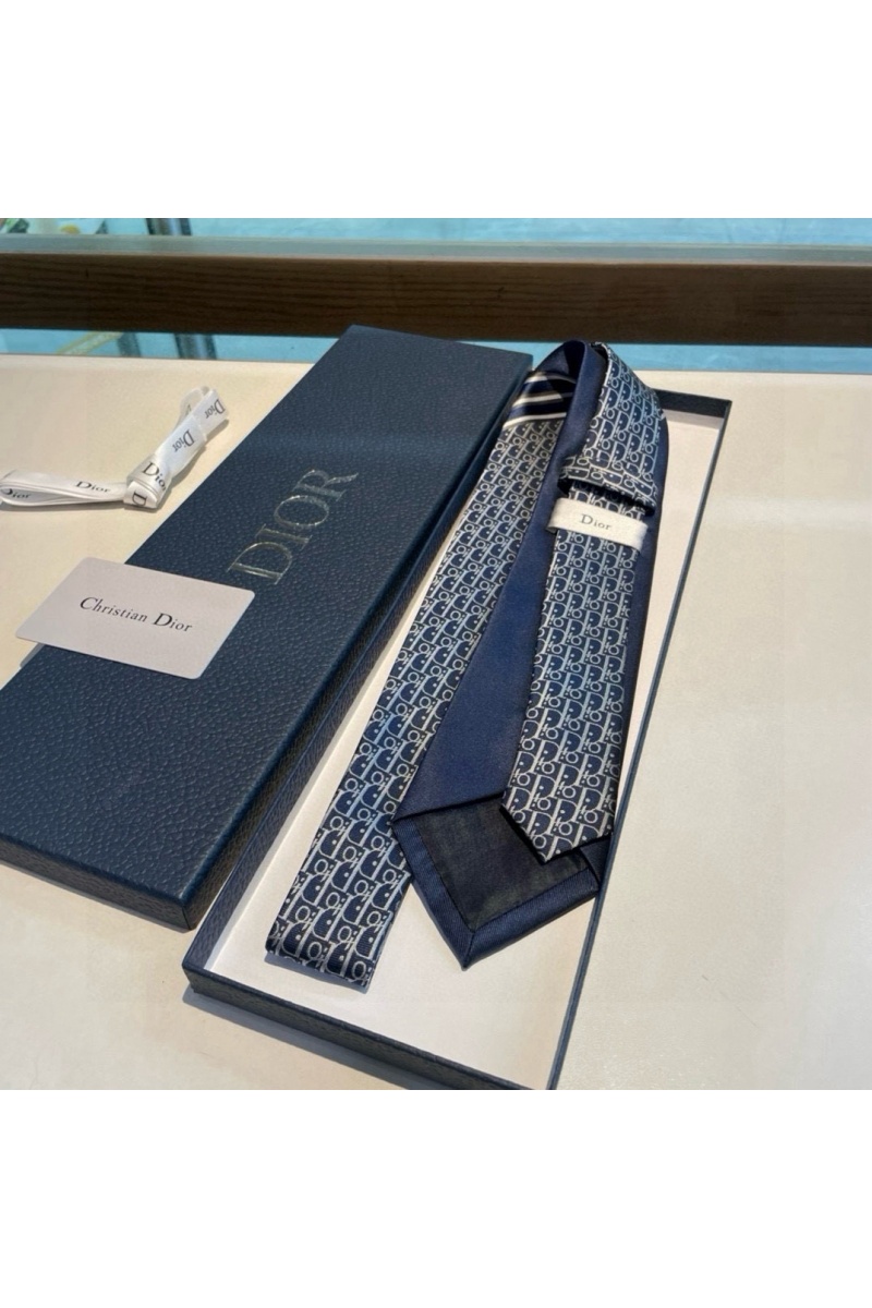Dior Галстук Oblique premium - Navy