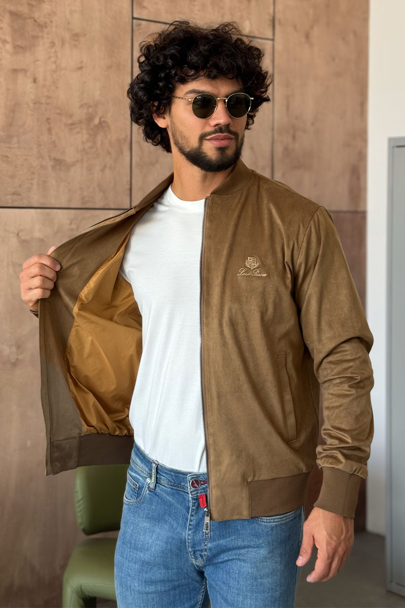 Loro Piana Мужская бежевая куртка