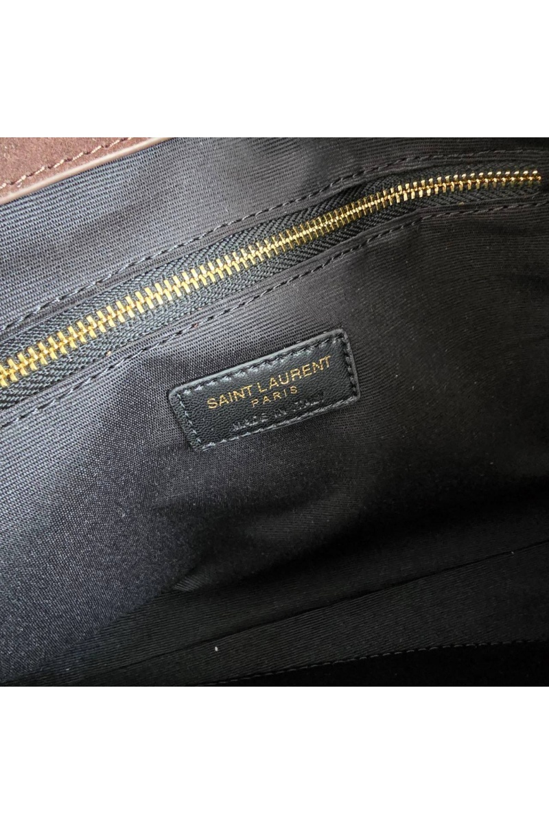 Yves Saint Laurent Замшевая сумка 32x25 см