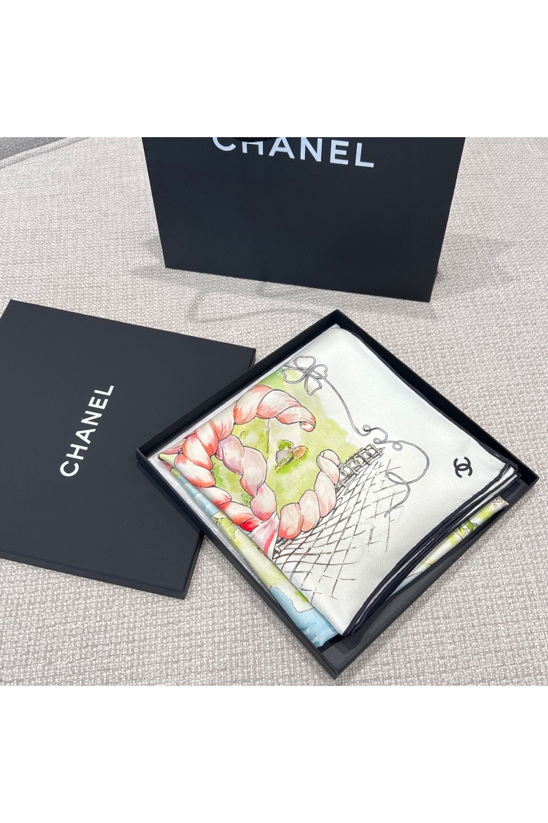 Chаnеl Платок premium 87x86 см