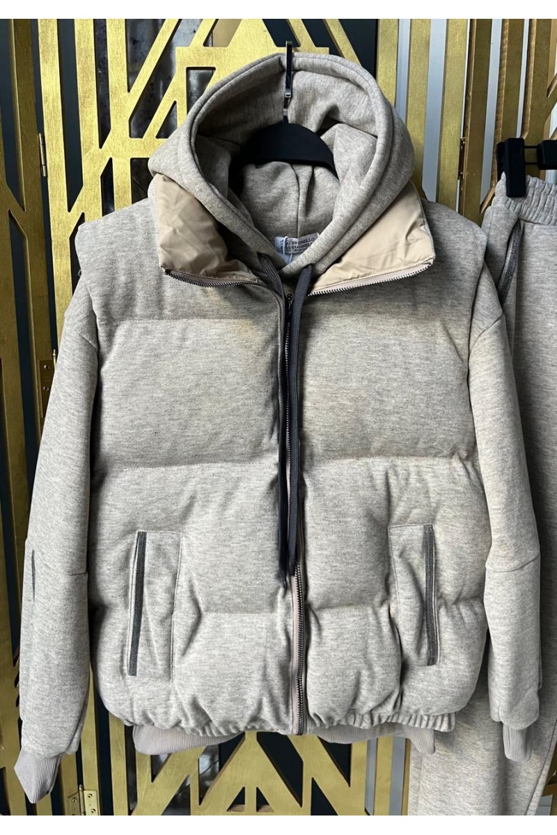 Designer Женский серый костюм тройка 
