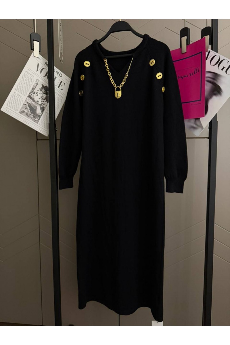 Schiaparelli Женское чёрное платье Schiaparelli