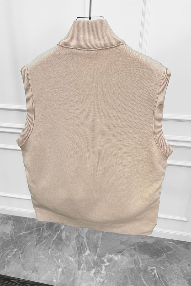 Burberry Мужской жилет TB metallic logo - Beige