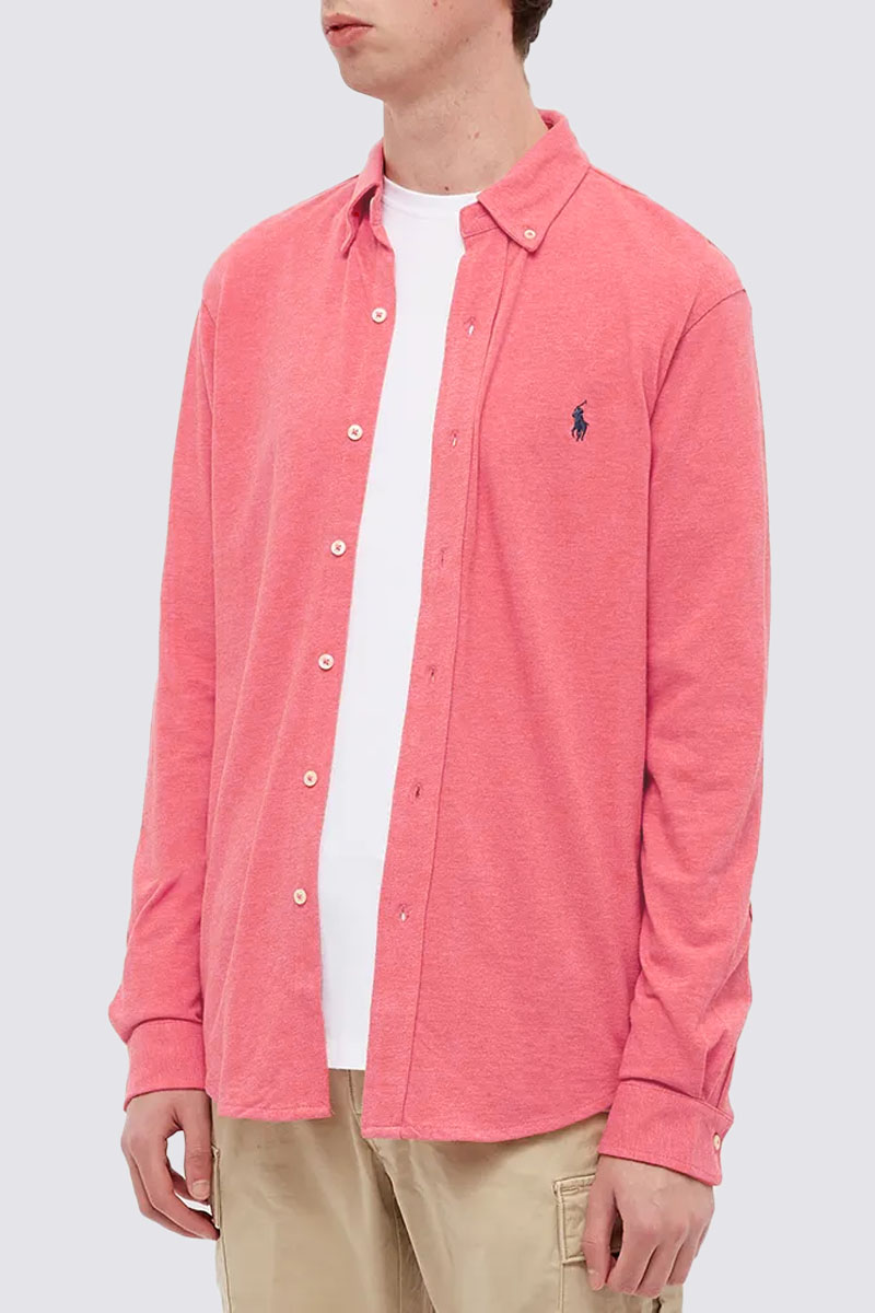 Polo Ralph Lauren Красная рубашка logo-embroidered