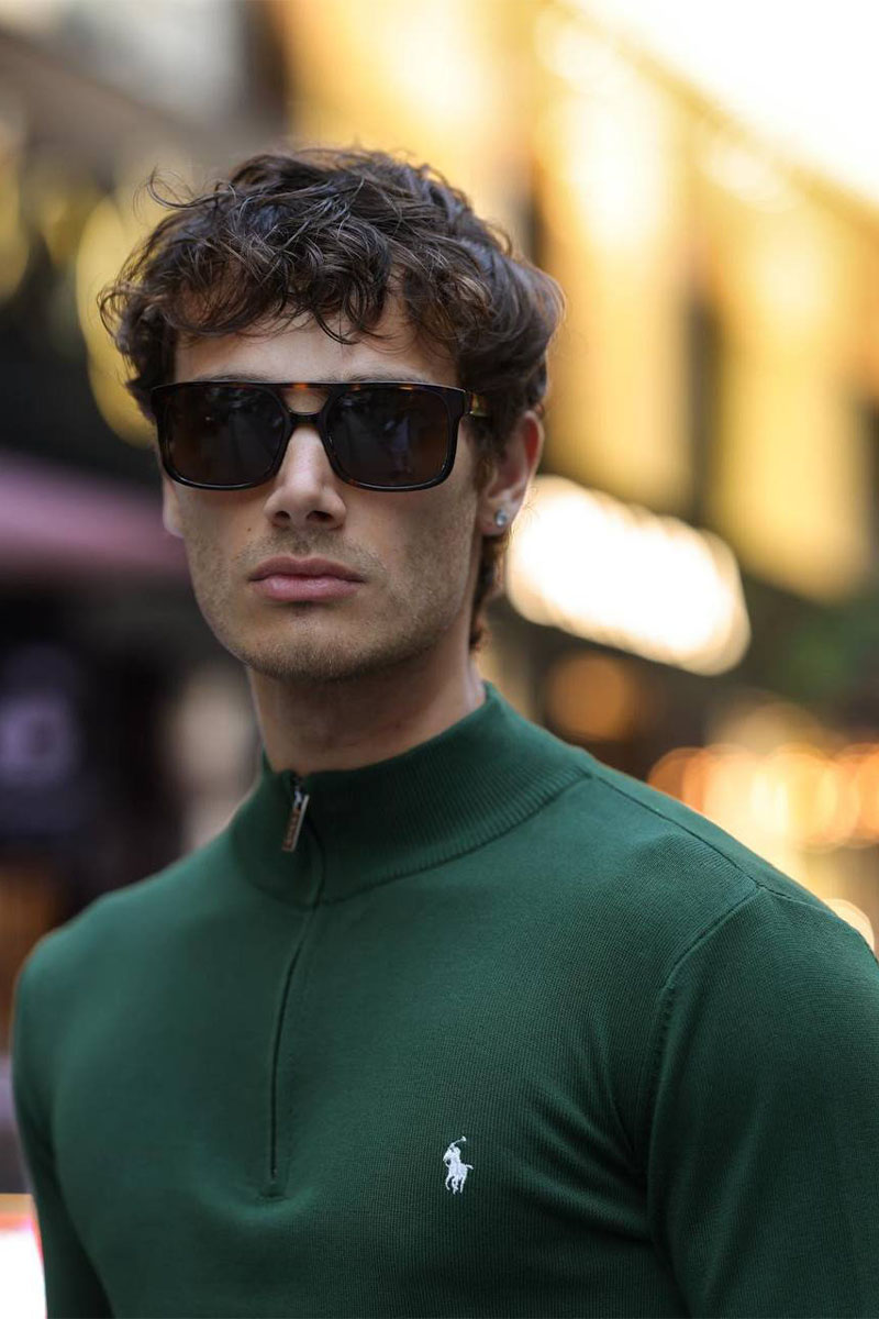 Polo Ralph Lauren Мужская кофта half-zip - Green