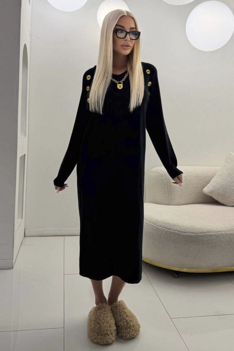 Schiaparelli Женское чёрное платье Schiaparelli