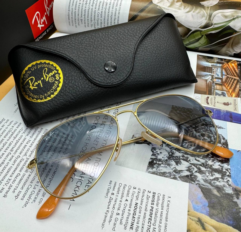 Ray Ban Солнцезащитные очки  Aviator Large Metal - Matte Frame