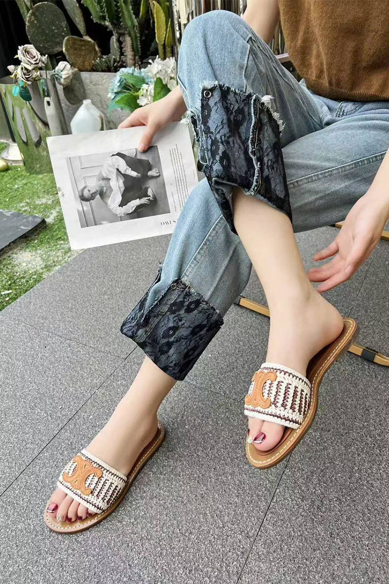Celine Женские шлёпанцы 