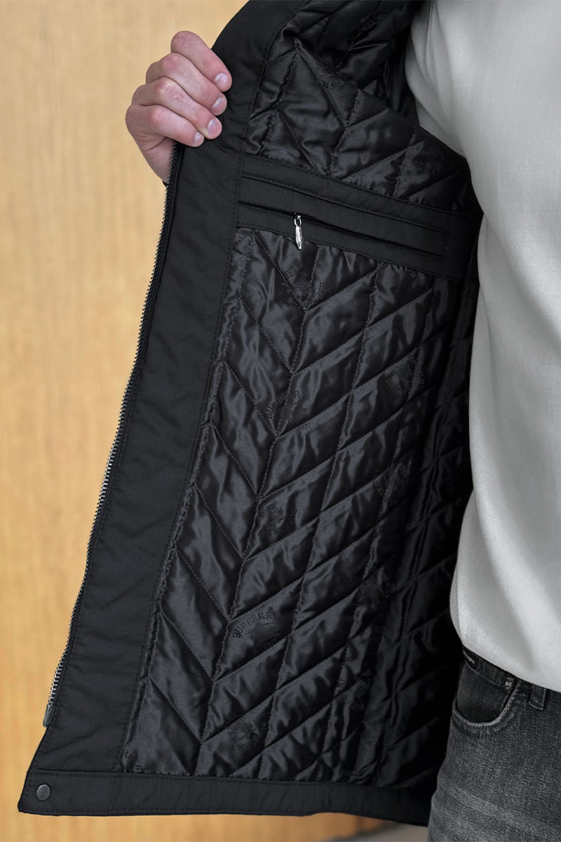 Burberry Мужское пальто чёрного цвета