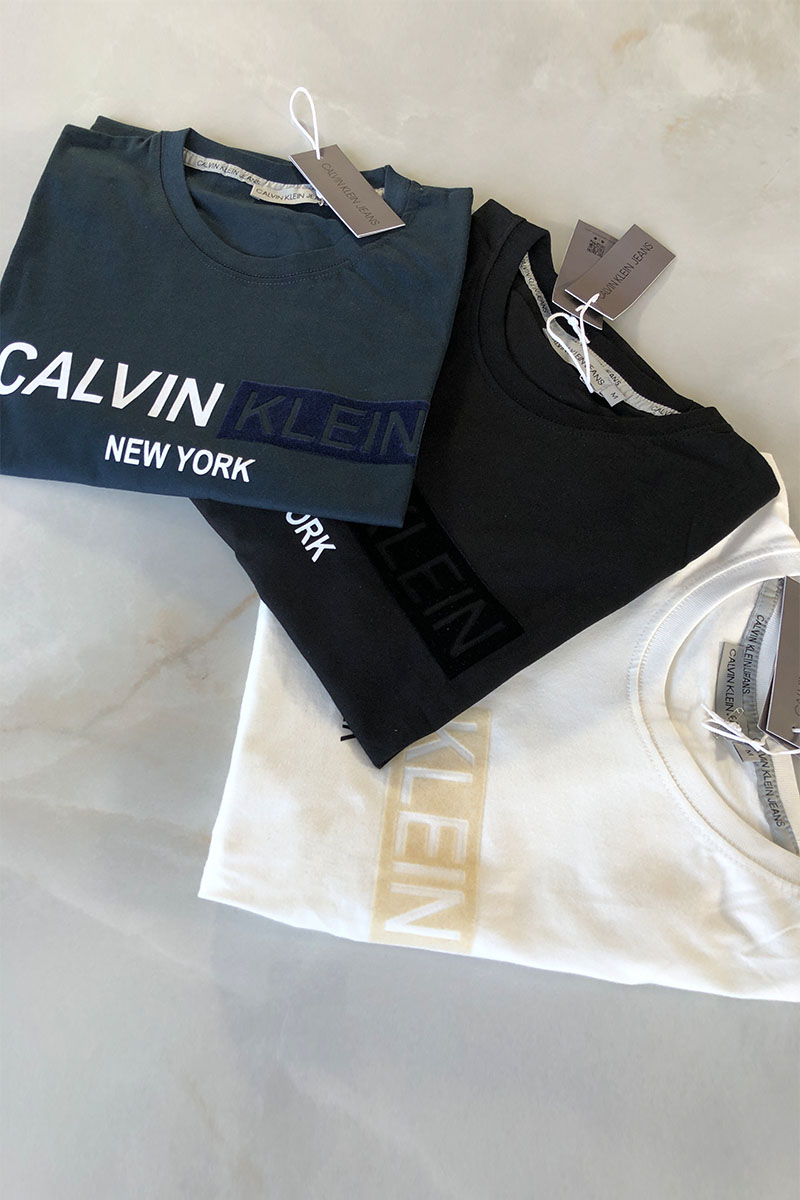 Calvin Klein Мужская чёрная футболка New York