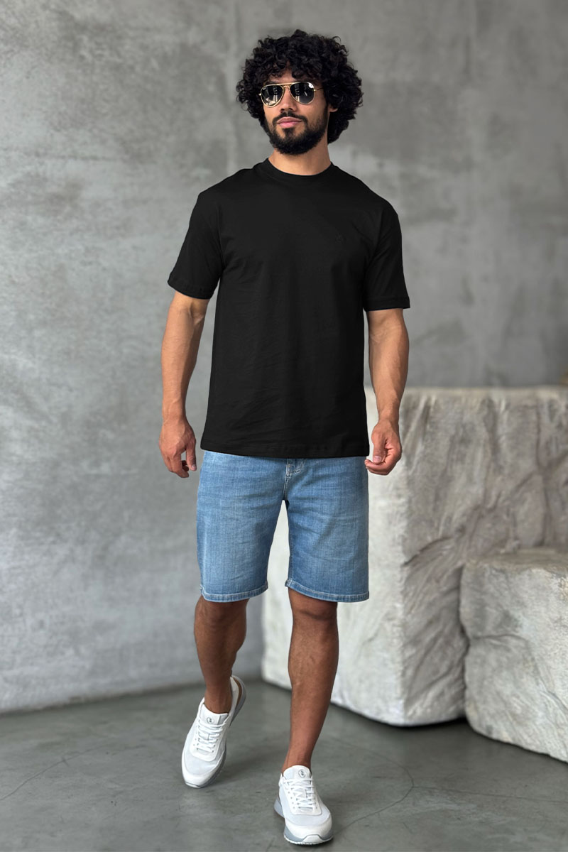 Loro Piana Мужская чёрная футболка