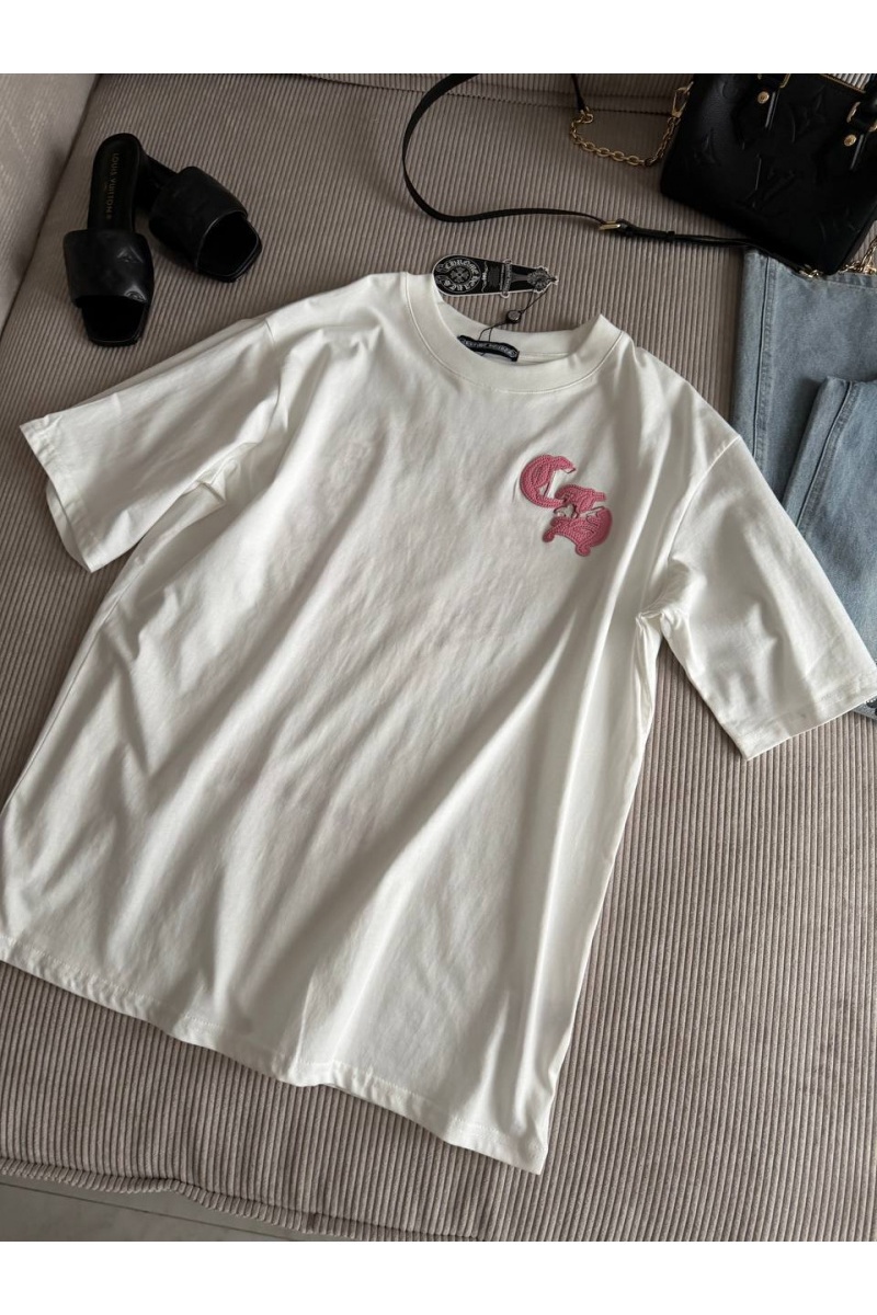 Chrome Hearts Женская оверсайз футболка premium