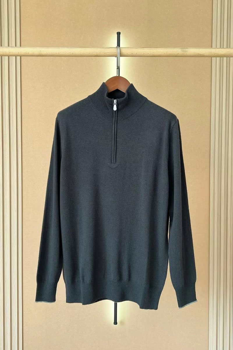Designer Кашемировый свитер Premium - Black Grey