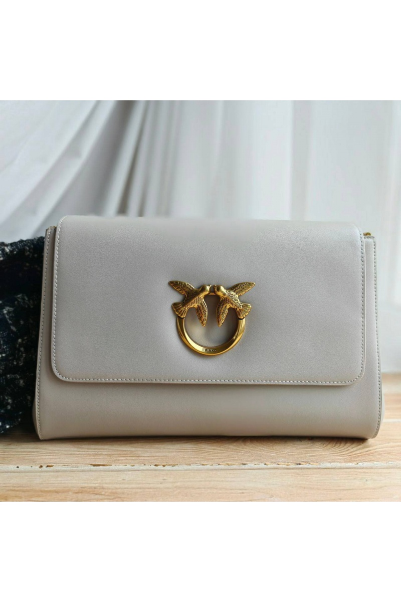  Женская кожаная сумка 35x21 см (3 расцветки)