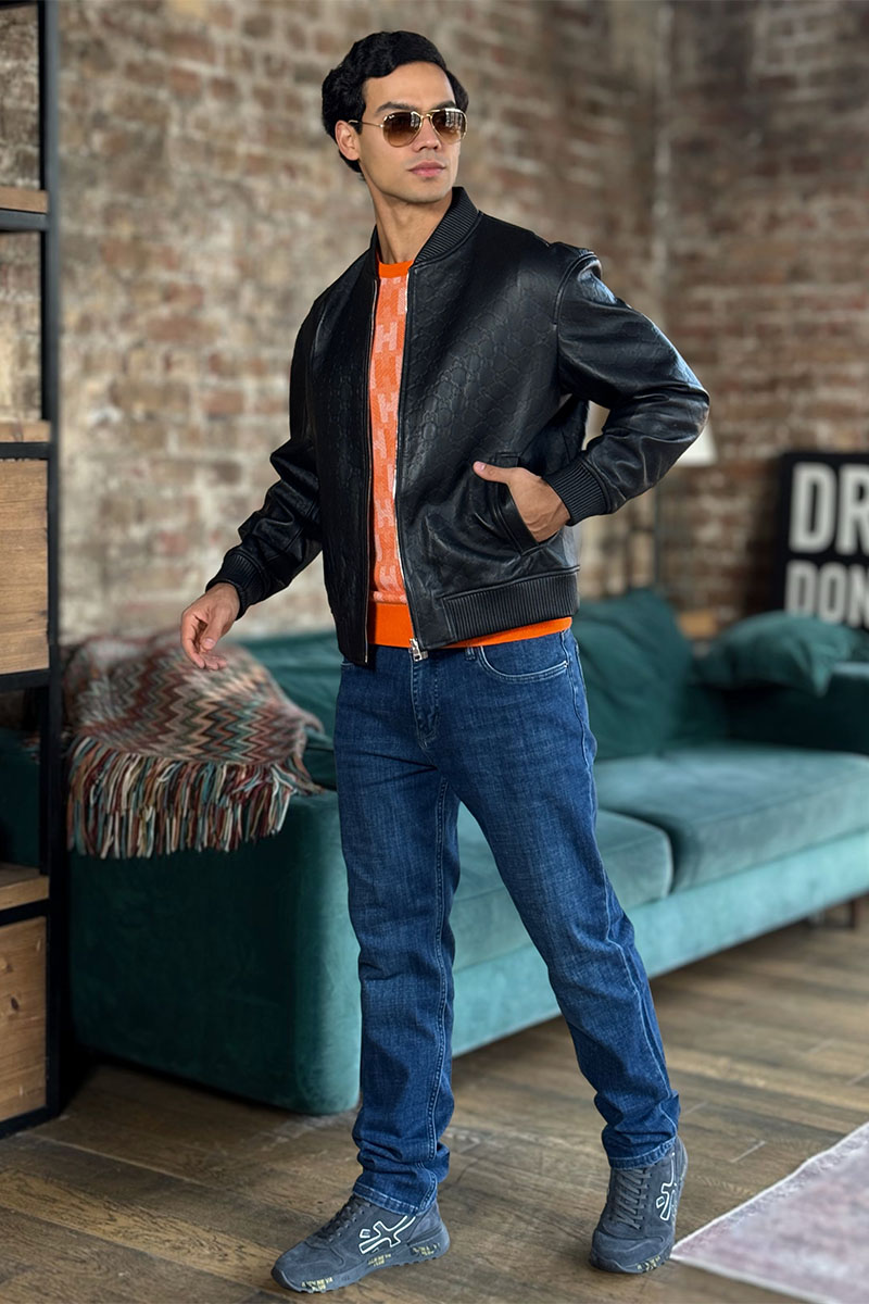 Gucci Кожаная куртка premium