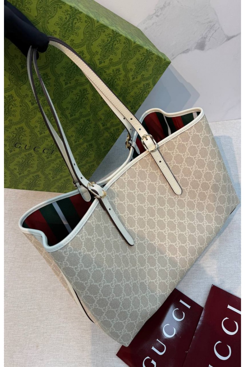 Gucci Кожаная сумка GG Emblem premium 38x25x15 см