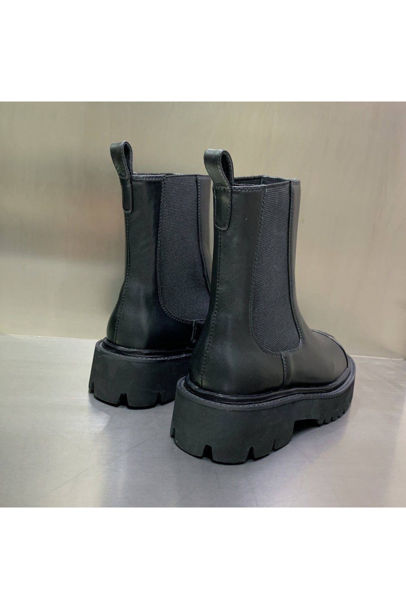 Chаnеl Женские кожаные сапоги Cruise premium - Black