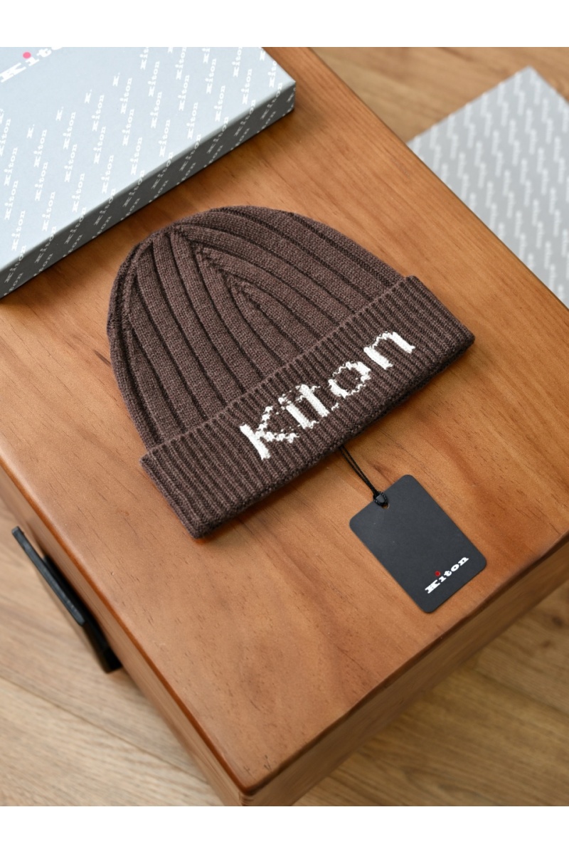 Kiton Кашемировая шапка premium - Coffee