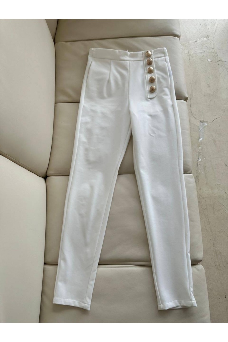 Balmain Белые женские брюки 