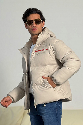 Мужской пуховик Linea Rossa - Beige 