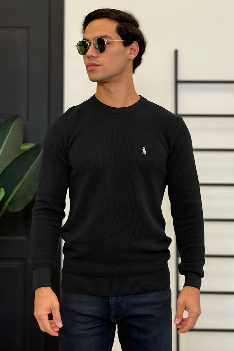 Polo Ralph Lauren Мужской джемпер pony-embroidered - Black