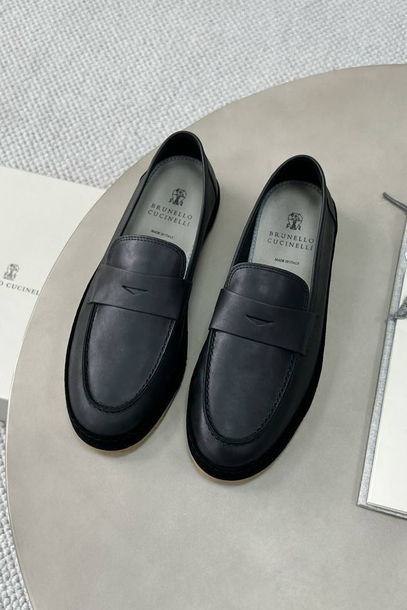 Designer Мужские кожаные лоферы Premium