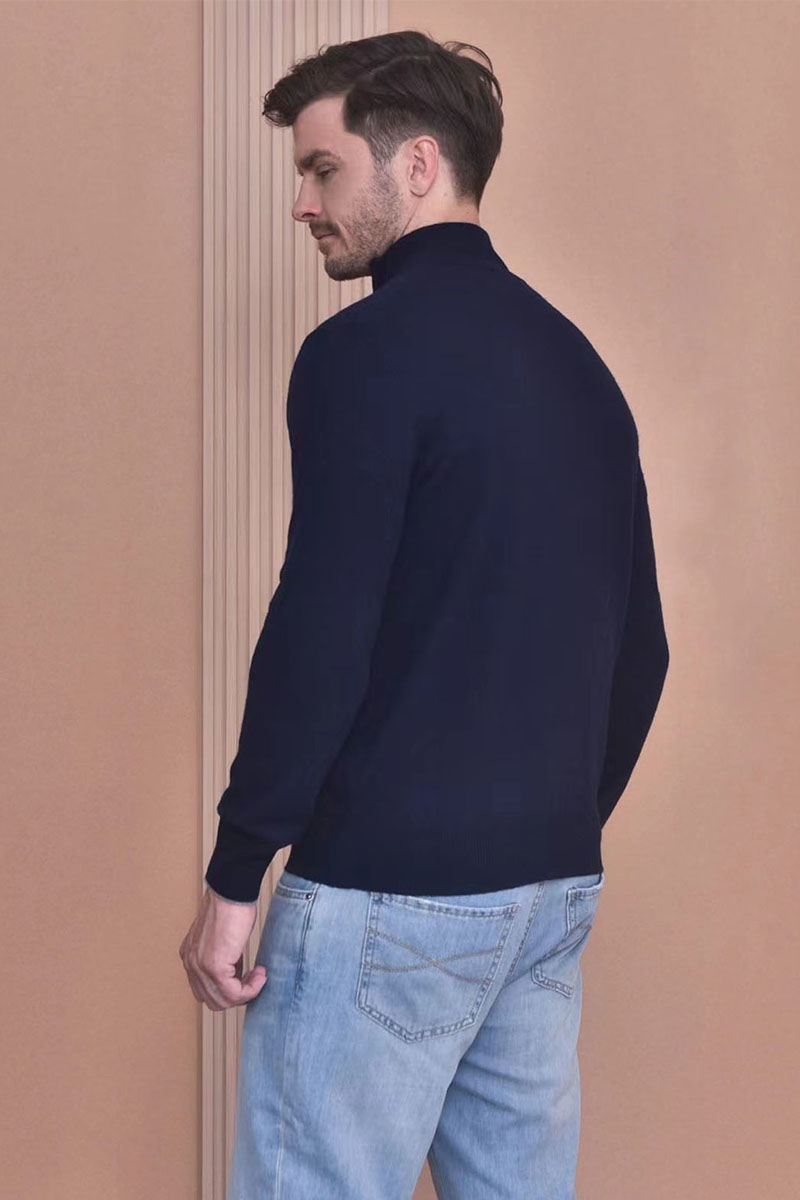 Designer Кашемировый свитер Premium - Dark Blue