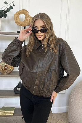 Женская куртка из эко кожи 