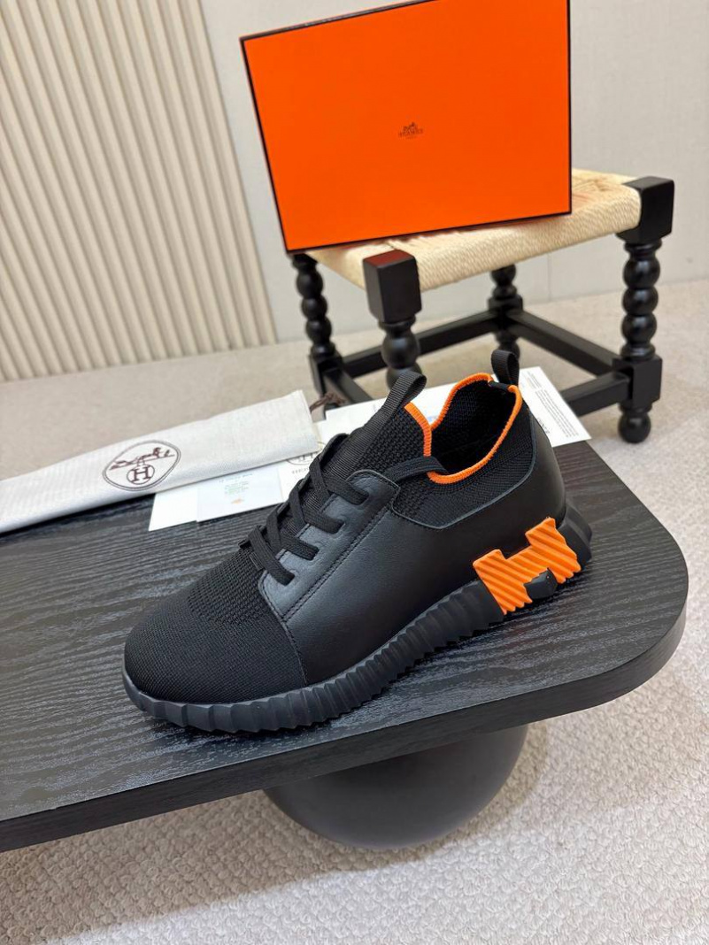 Hermes Мужские кроссовки Depart - Black
