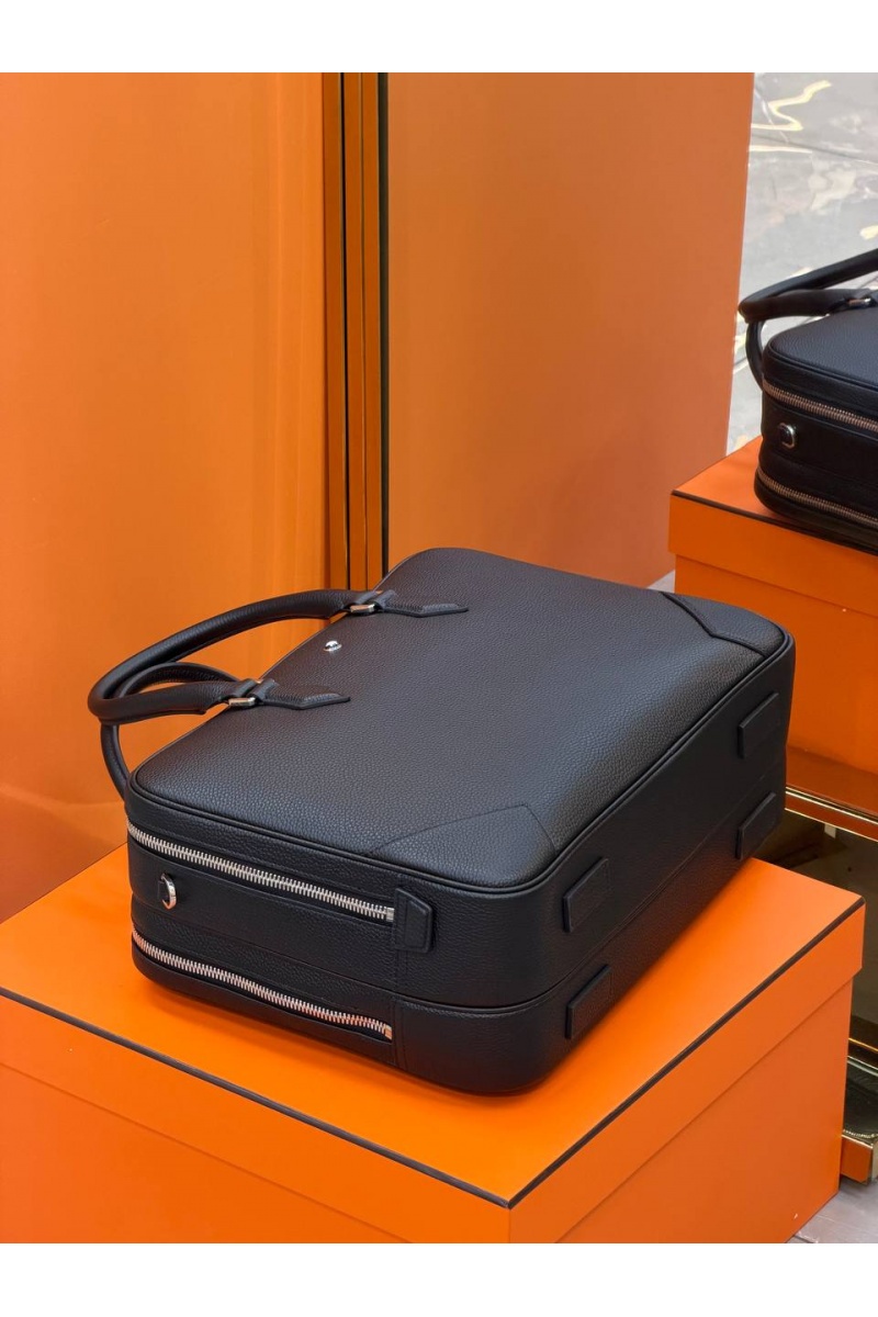 Montblanc Кожаная сумка Montblanc Meisterstuck premium 38x27x13 см