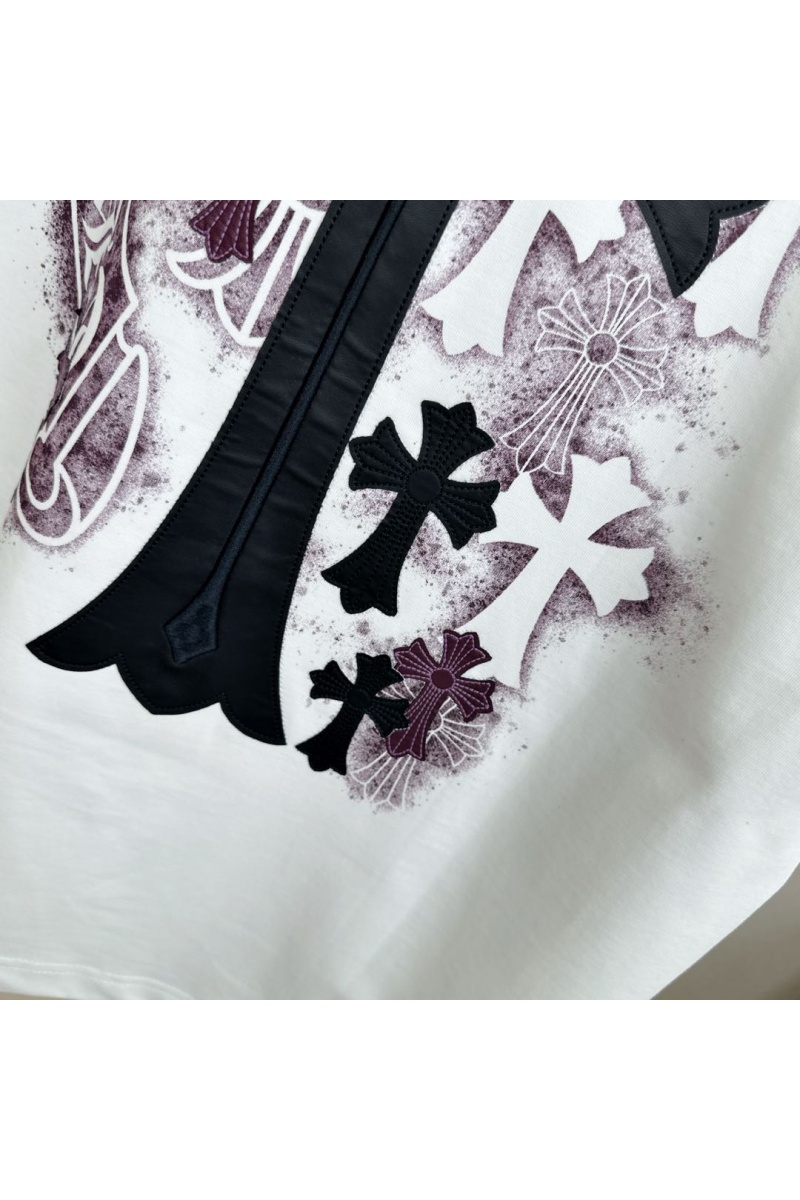 Chrome Hearts Белая оверсайз футболка Premium