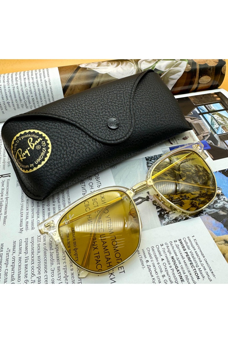 Ray Ban Солнцезащитные очки New Clubmaster - Yellow