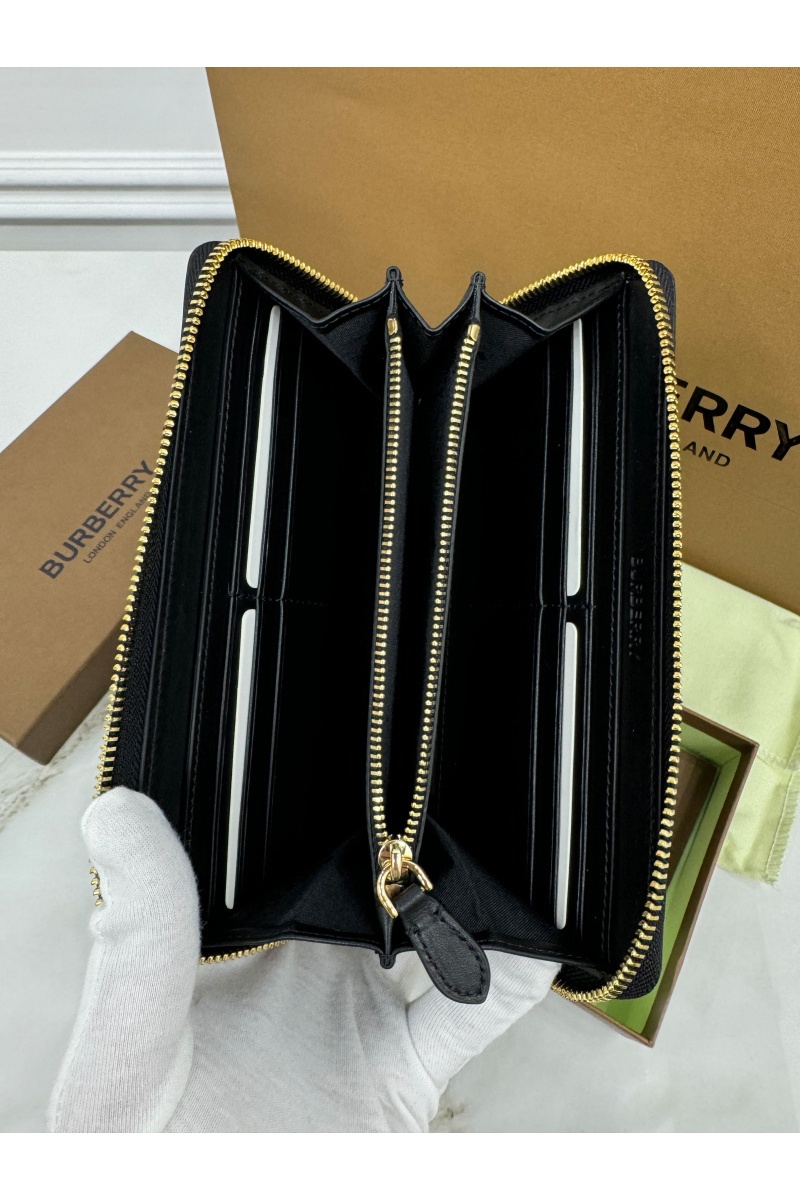 Burberry Кожаное портмоне Premium 19.5x10.5x2.5 см