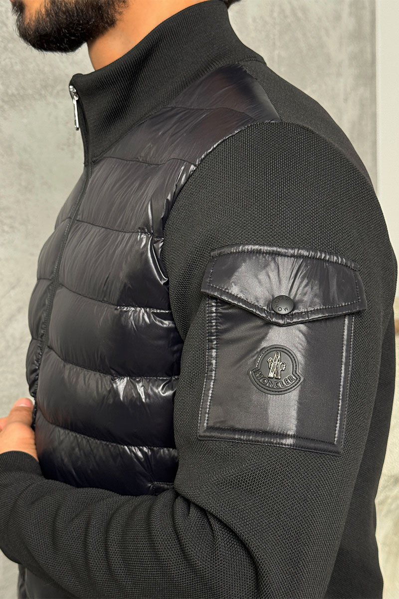 Moncler Куртка с вязаными рукавами 