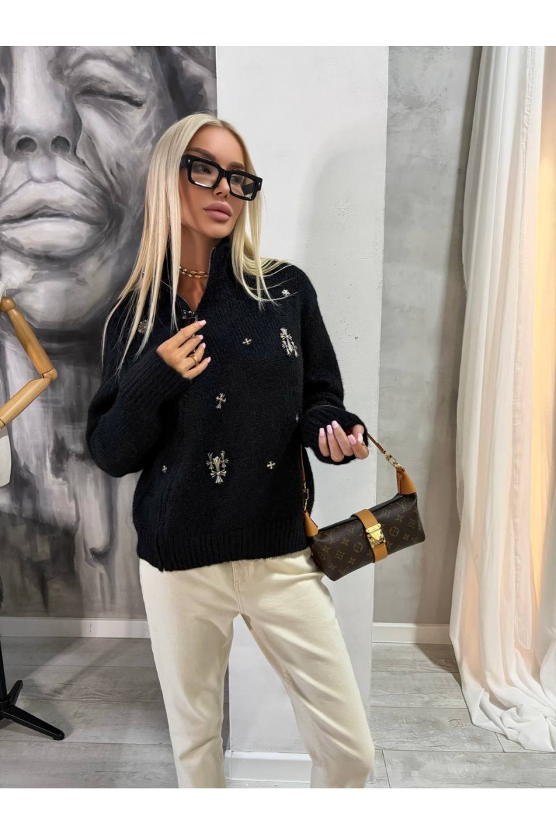 Chrome Hearts Женский шерстяной свитер premium