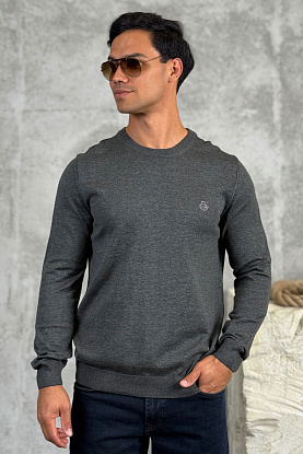 Мужской серый джемпер 