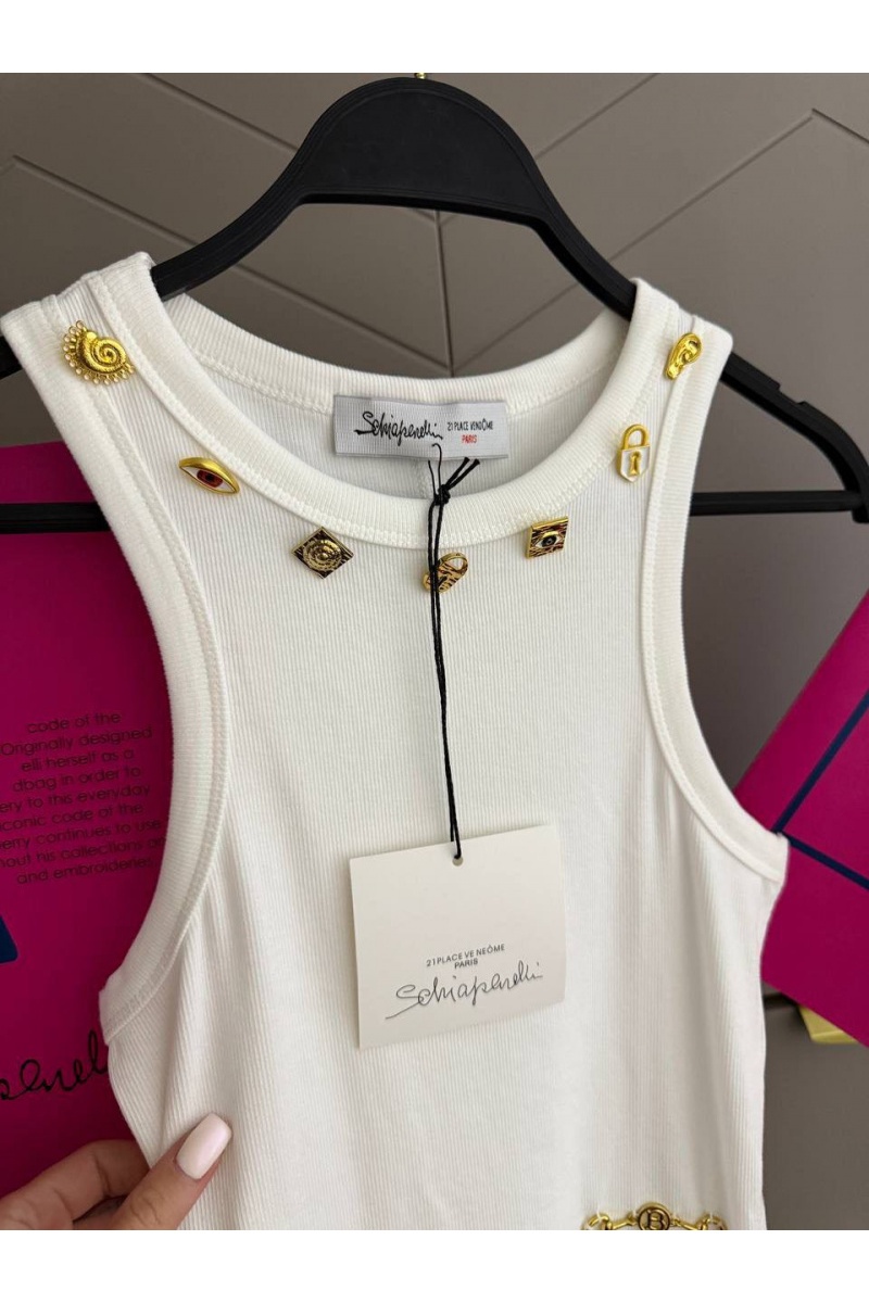 Schiaparelli Женская майка premium - White