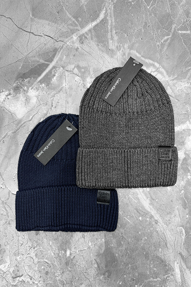 Calvin Klein Шапка синего цвета logo-patch