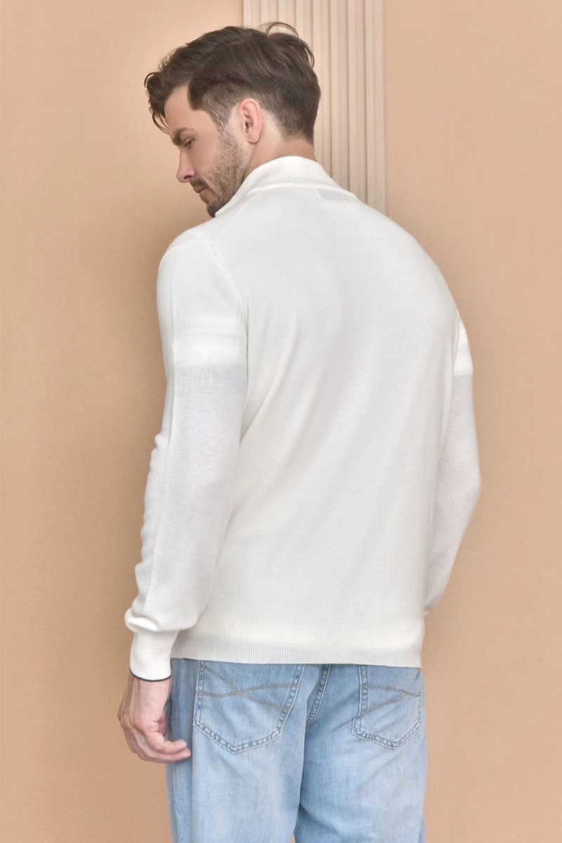 Designer Кашемировый свитер Premium - White
