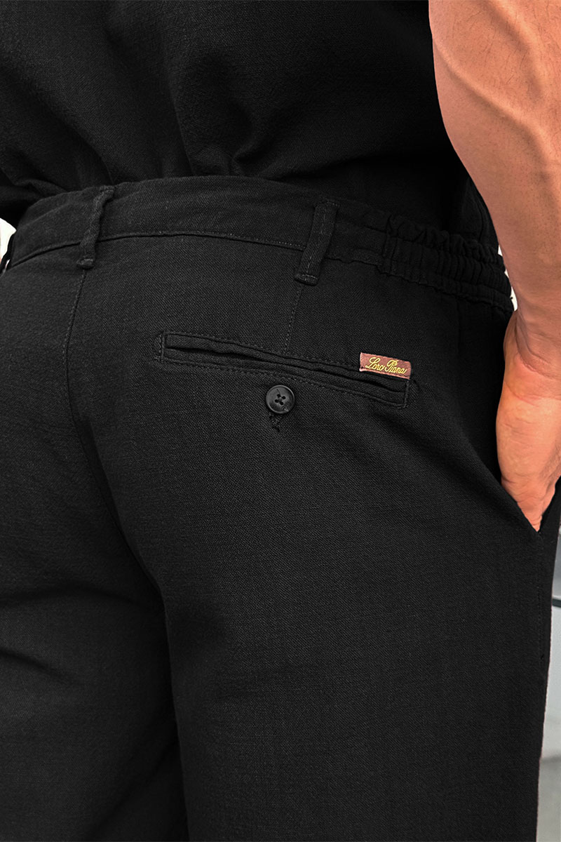 Loro Piana Мужские шорты чёрного цвета