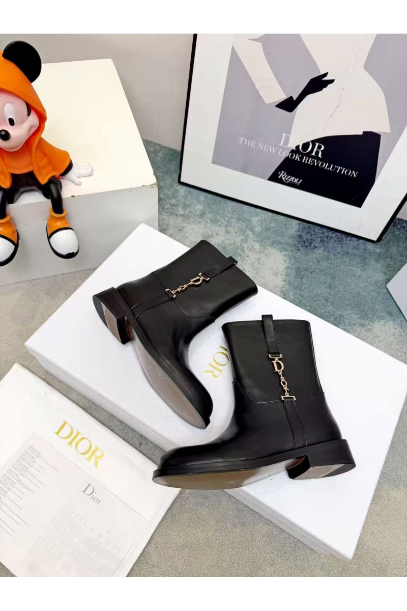 Dior Женские кожаные сапоги 