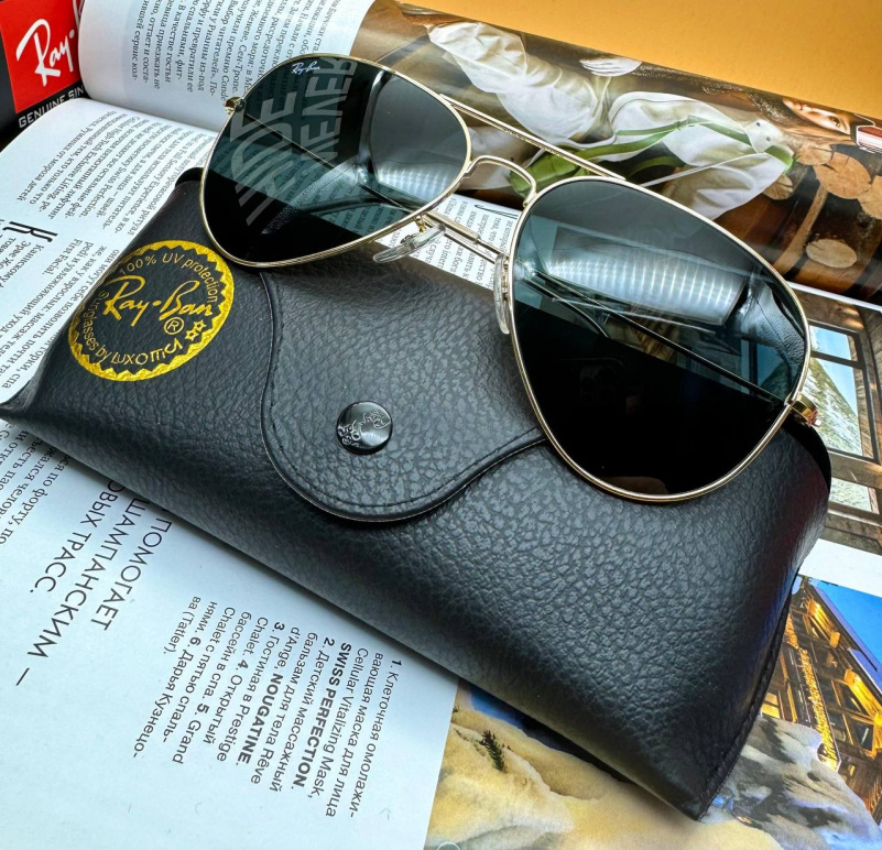 Ray Ban Солнцезащитные очки Aviator Large Metal