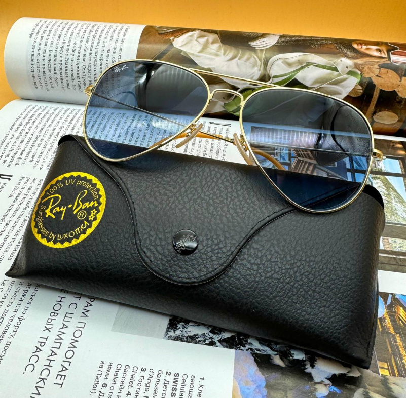Ray Ban Солнцезащитные очки Aviator Large Metal
