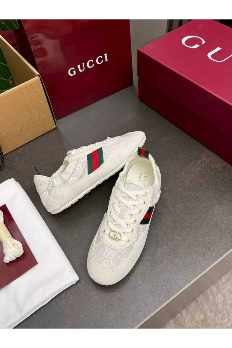 Gucci Женские кроссовки GG Shift premium