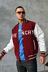 Мужской бомбер Varsity logo-embroidered - Red / White