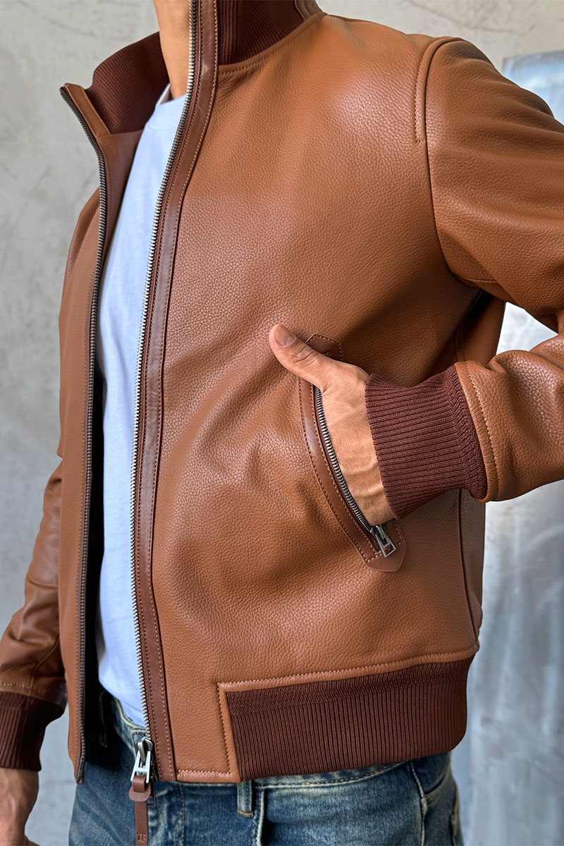 Tom Ford Мужская кожаная куртка Premium