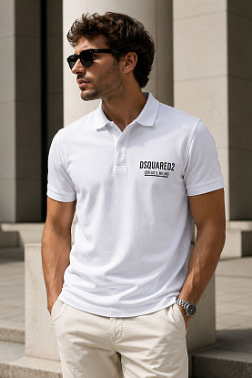 Мужское поло Ceresio 9 Milano - White