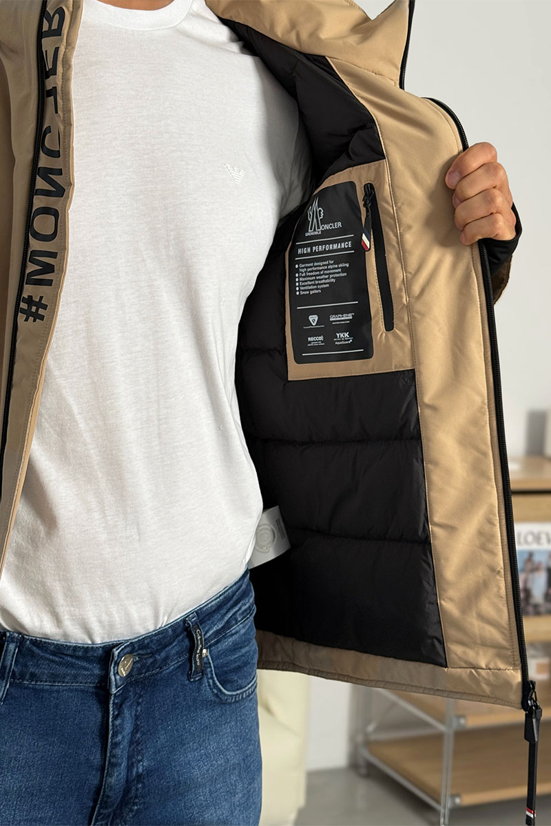 Moncler Пуховик Grenoble Gore-Tex - Beige 